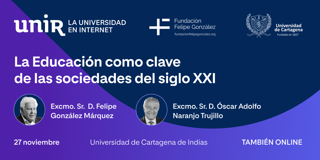 Felipe González y el General Naranjo reflexionan sobre la educación
